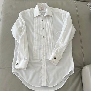 After Six Tuxedo Shirt with buttons and cuff links